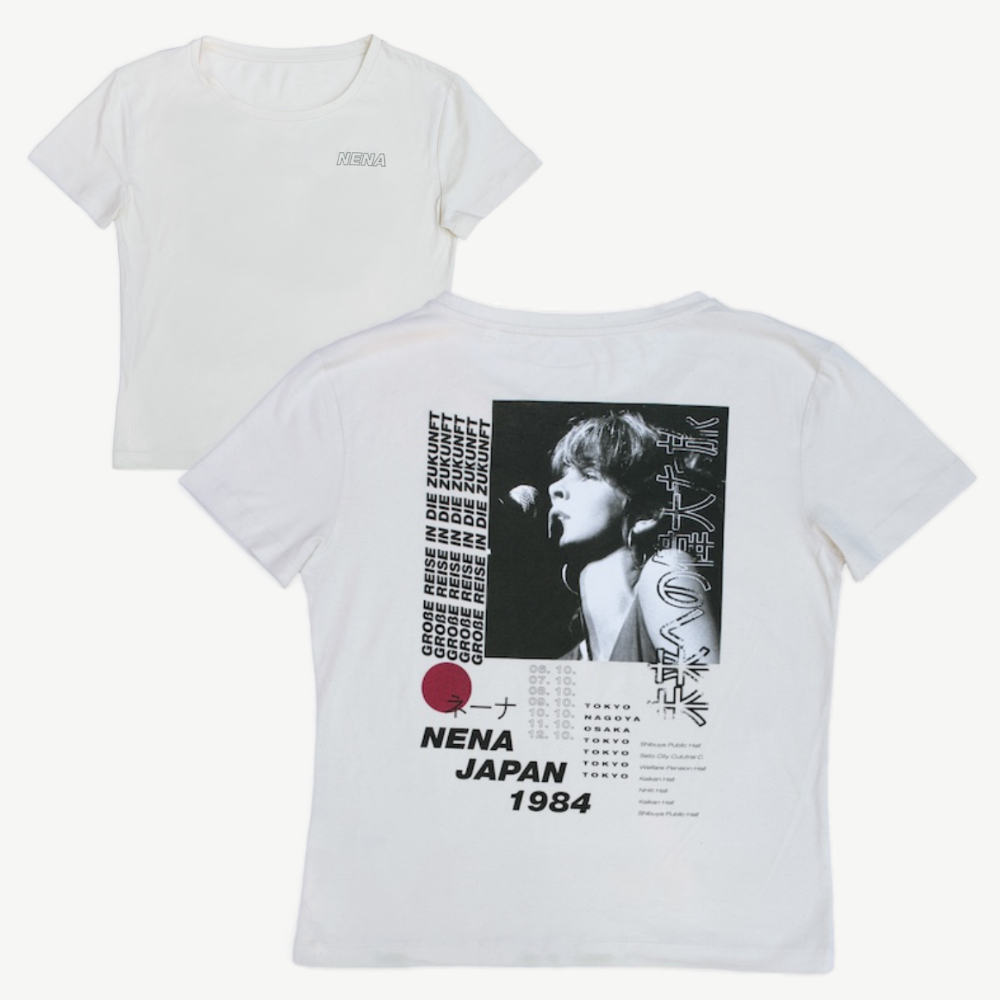 NENA skjorte til kvinder JAPAN 1984 NENA skjorte til kvinder JAPAN 1984