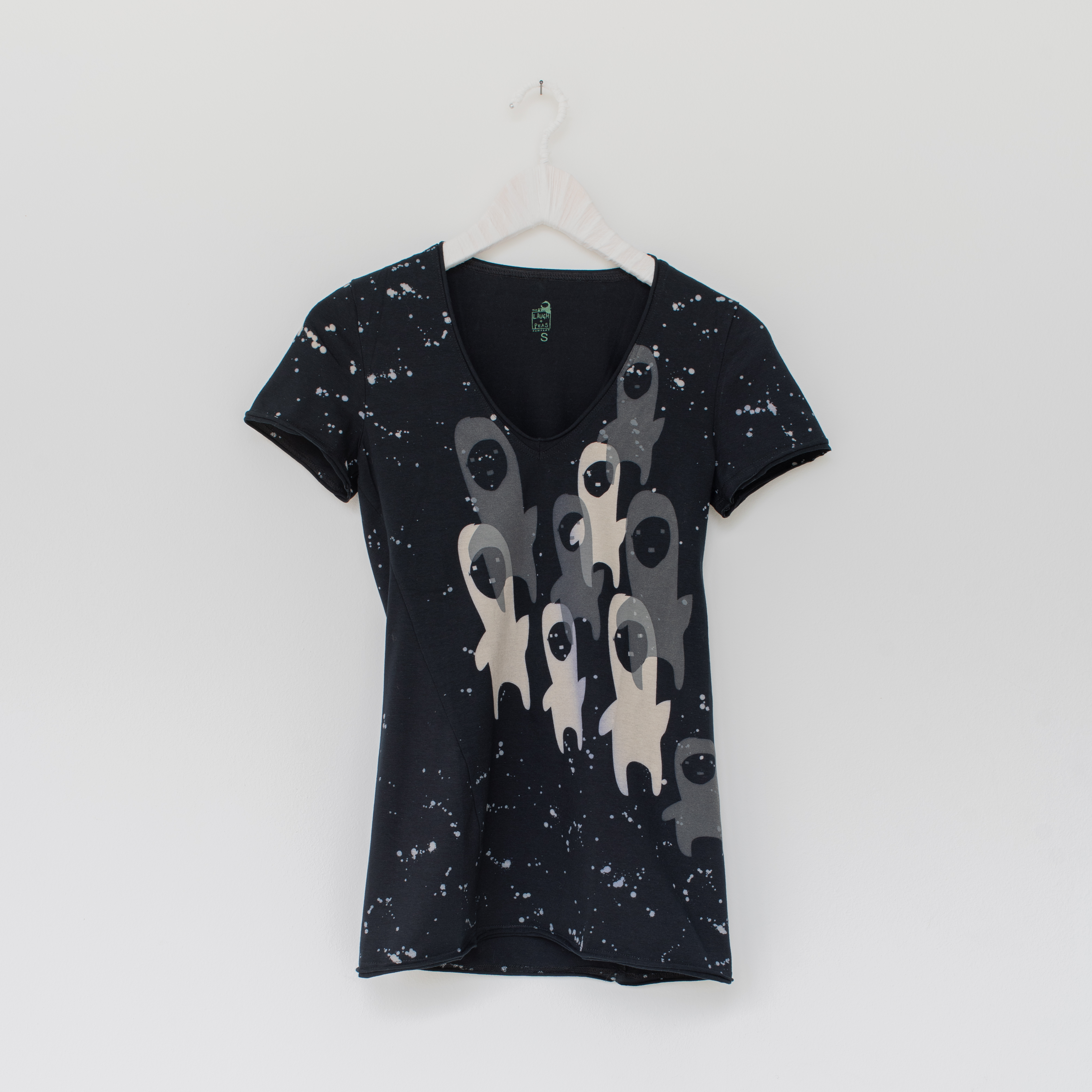 laugh-peas-92 Frauen Shirt PEAS, schwarz