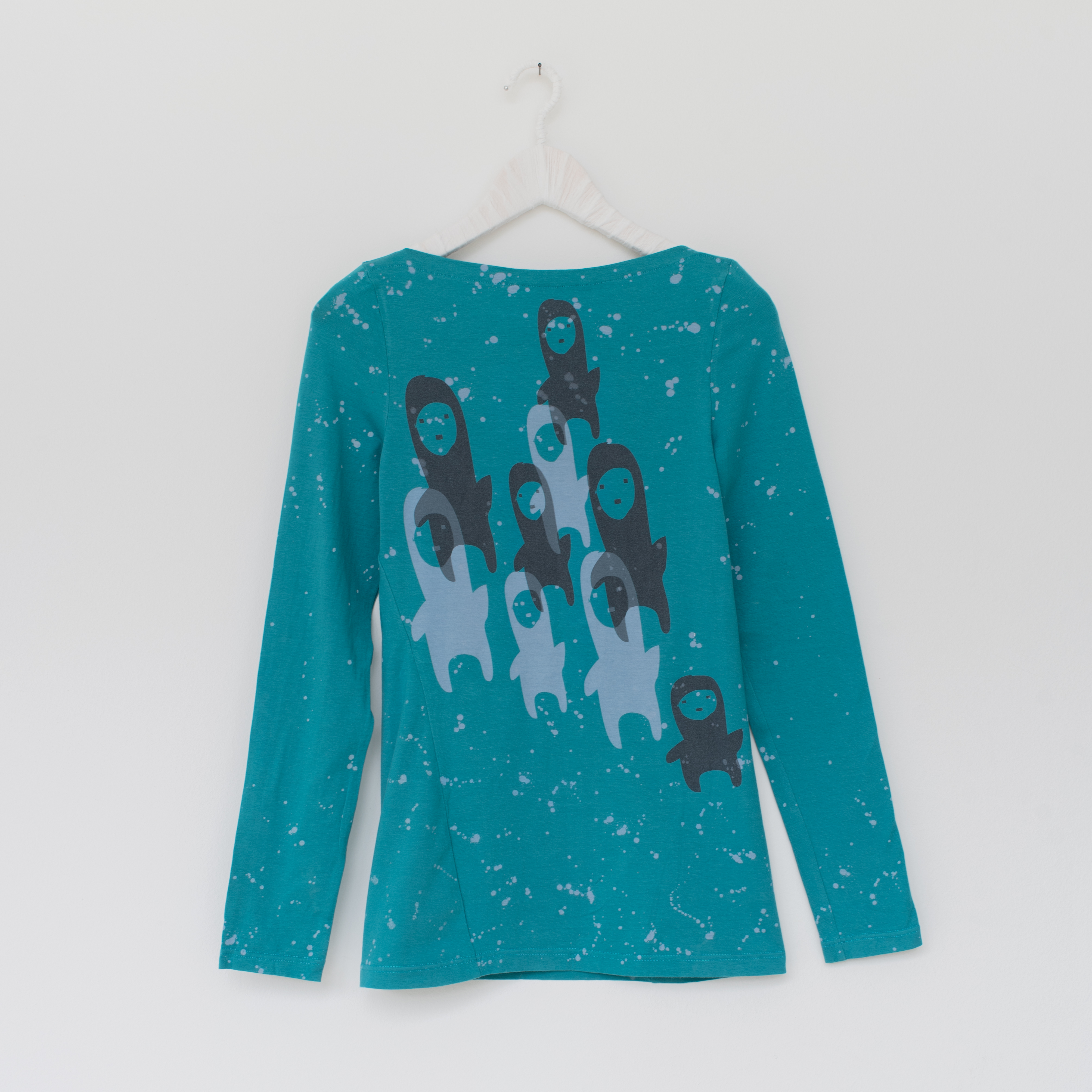 laugh-peas-93 Frauen Longsleeve PEAS, türkis