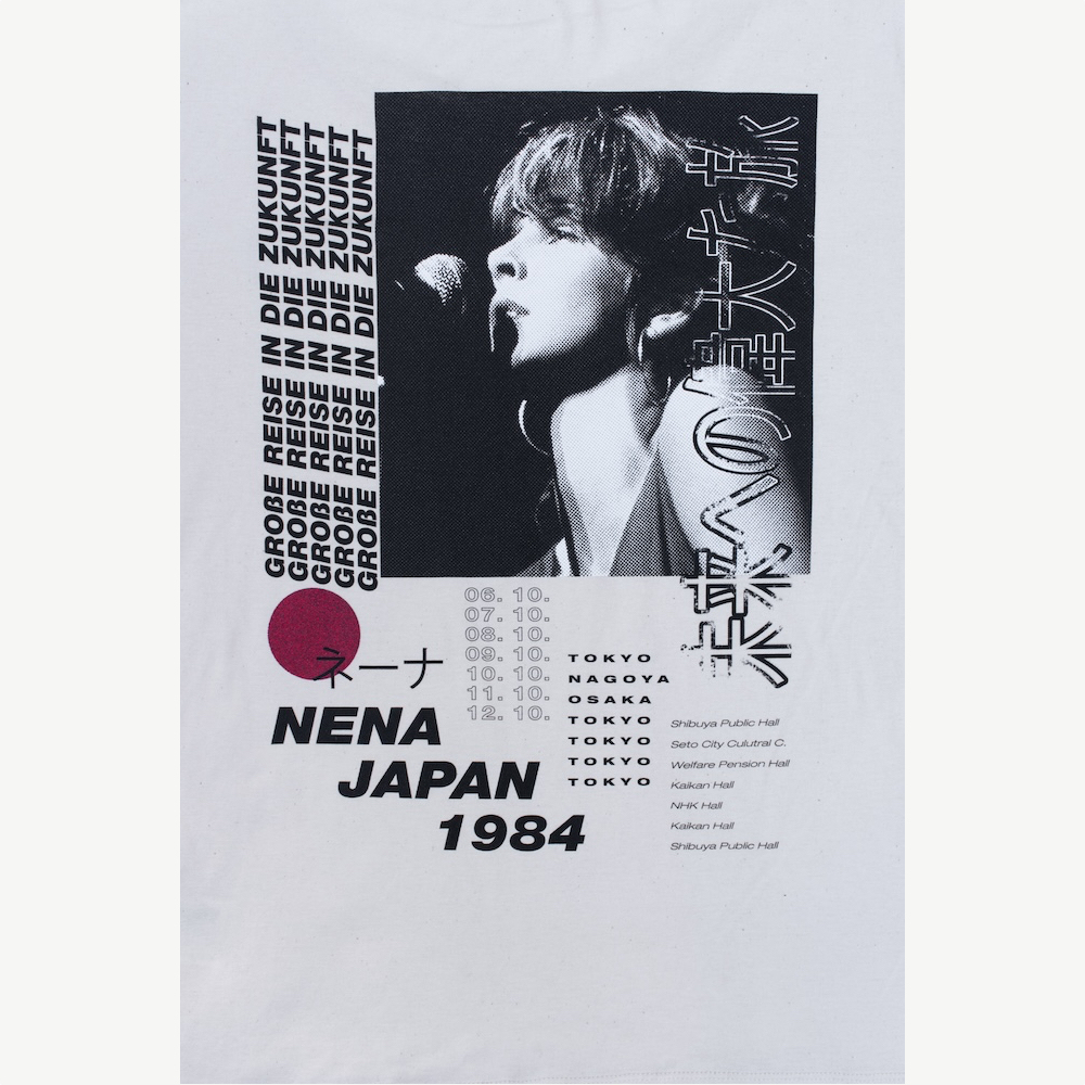 NENA skjorte til kvinder JAPAN 1984 NENA skjorte til kvinder JAPAN 1984
