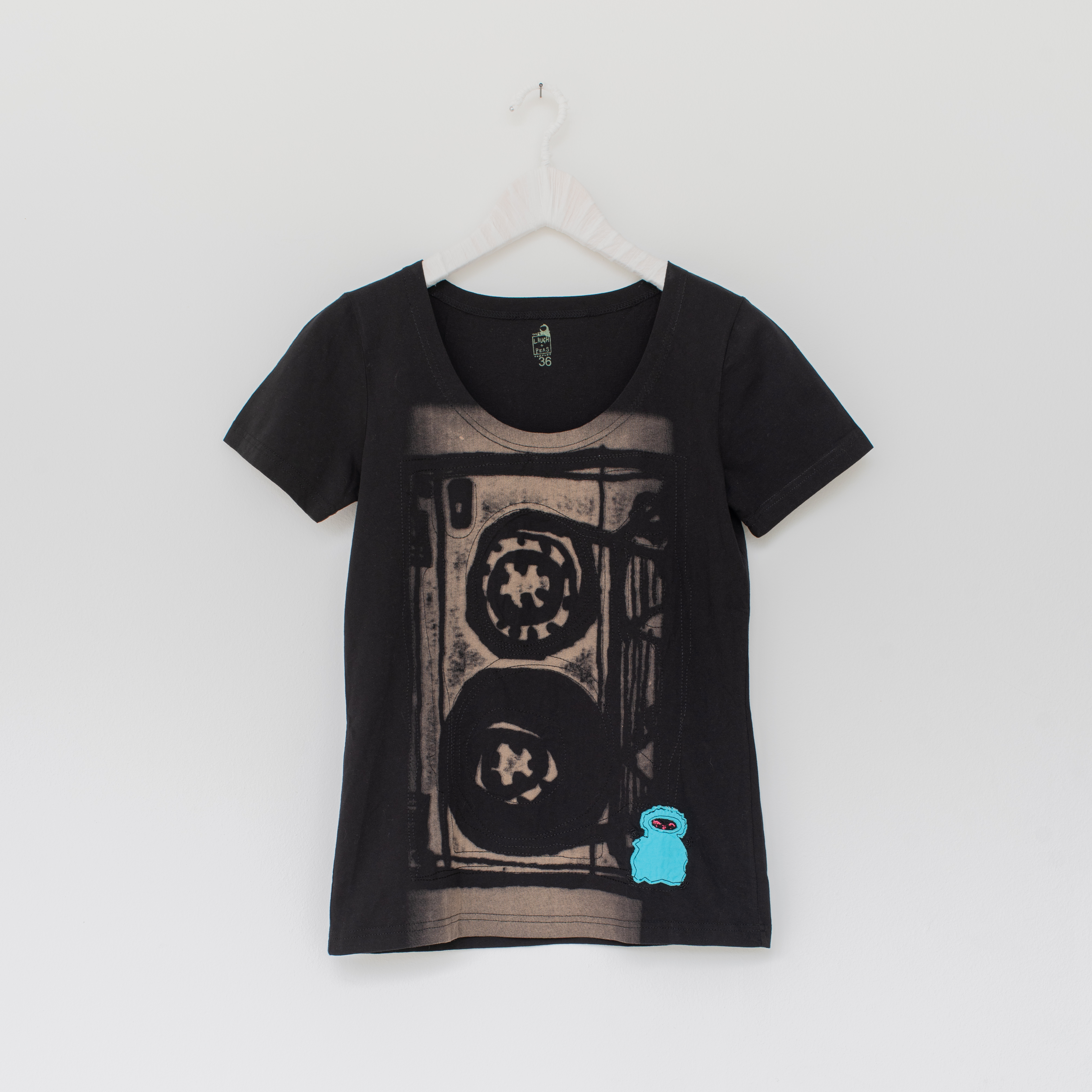 laugh-peas-86 Frauen Shirt CASSETTE, schwarz