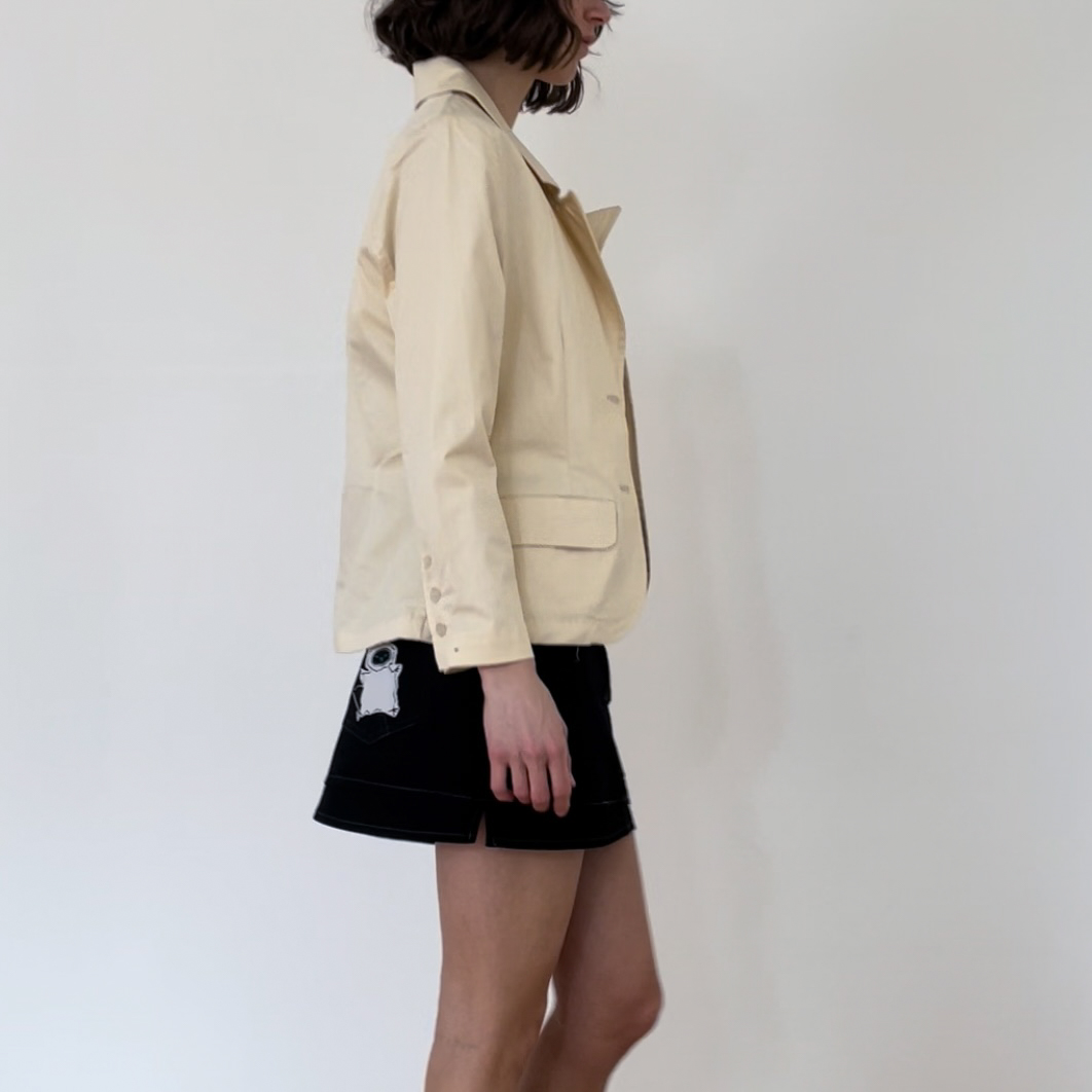 laugh-peas-102 Frauen Blazer YELLOW