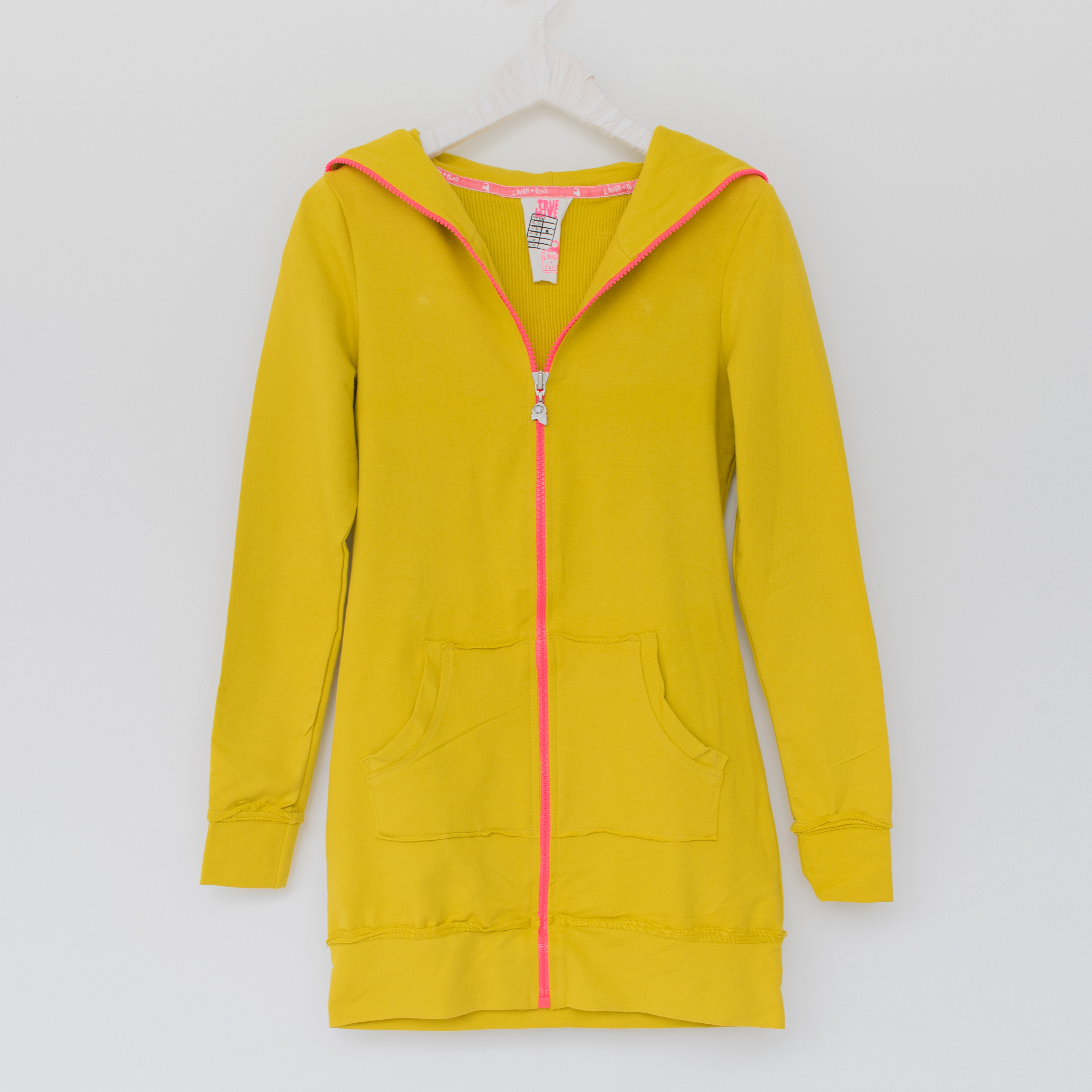 laugh-peas-83 Frauen Hoodie HIDE, neon