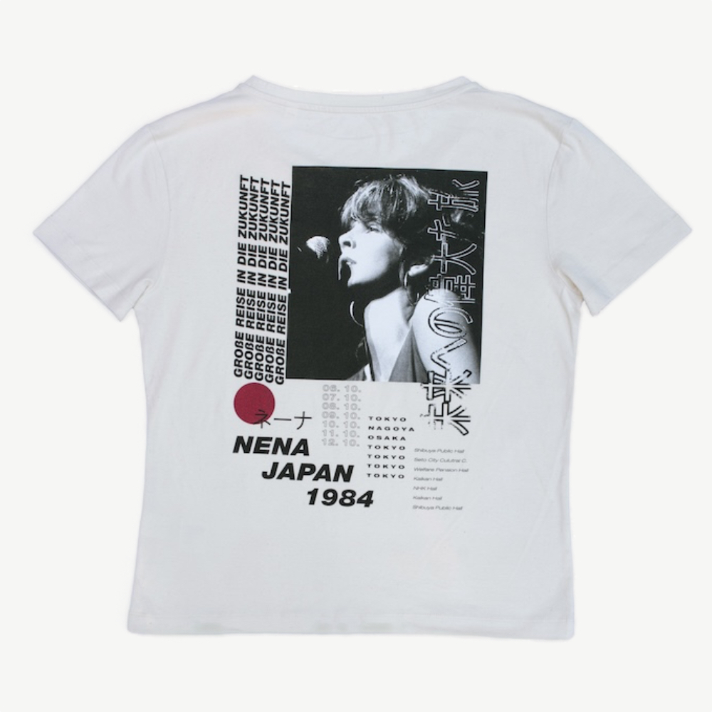 NENA skjorte til kvinder JAPAN 1984 NENA skjorte til kvinder JAPAN 1984