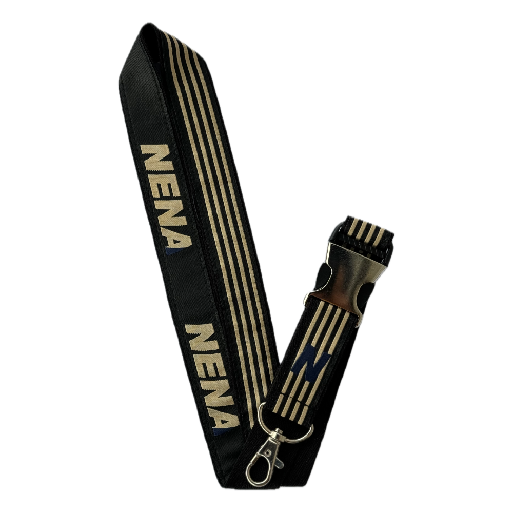 NENA Lanyard STRIPES, beige NENA Lanyard STRIPES, beige