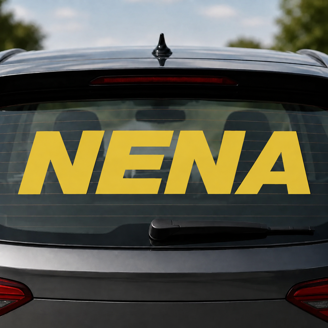 NENA Heckscheibenaufkleber (Innenklebend)
