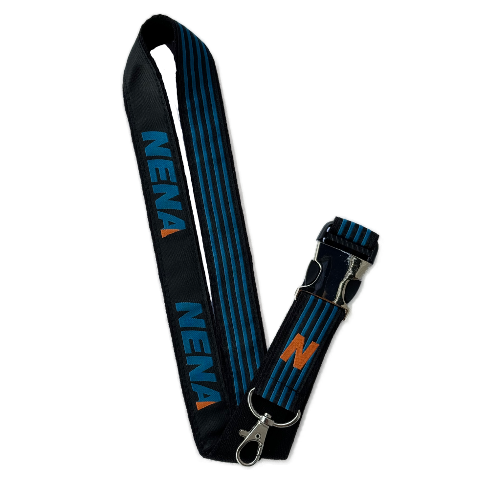 NENA Lanyard STRIPES, bleu NENA Lanyard STRIPES, bleu