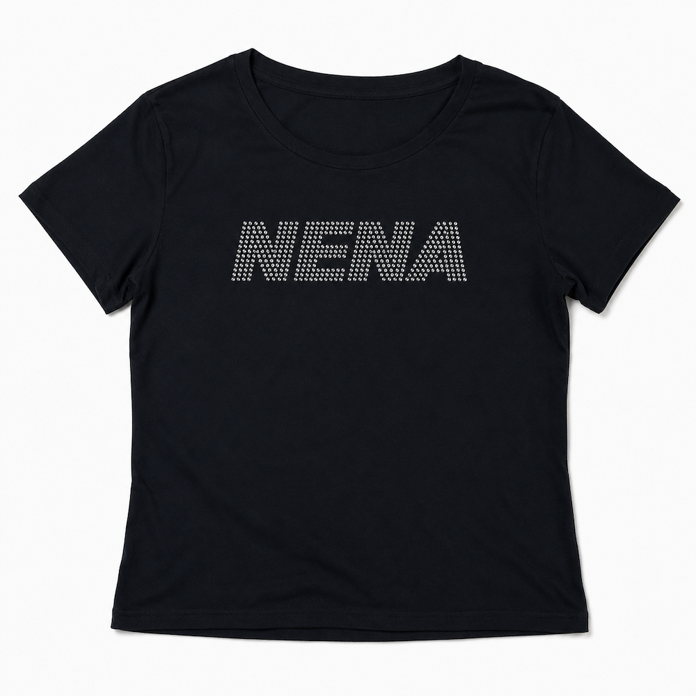 NENA Glitter Logo Medium Fitted Shirt
