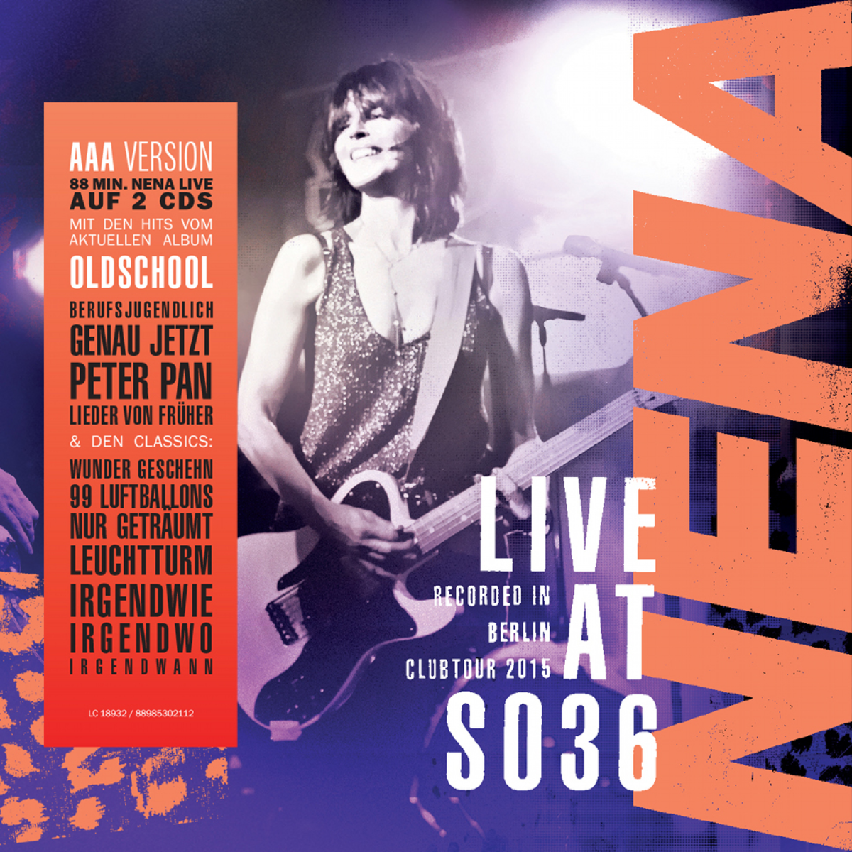 NENA - LIVE AT SO36 (2 CDs) NENA - LIVE AT SO36 (2 CDs)