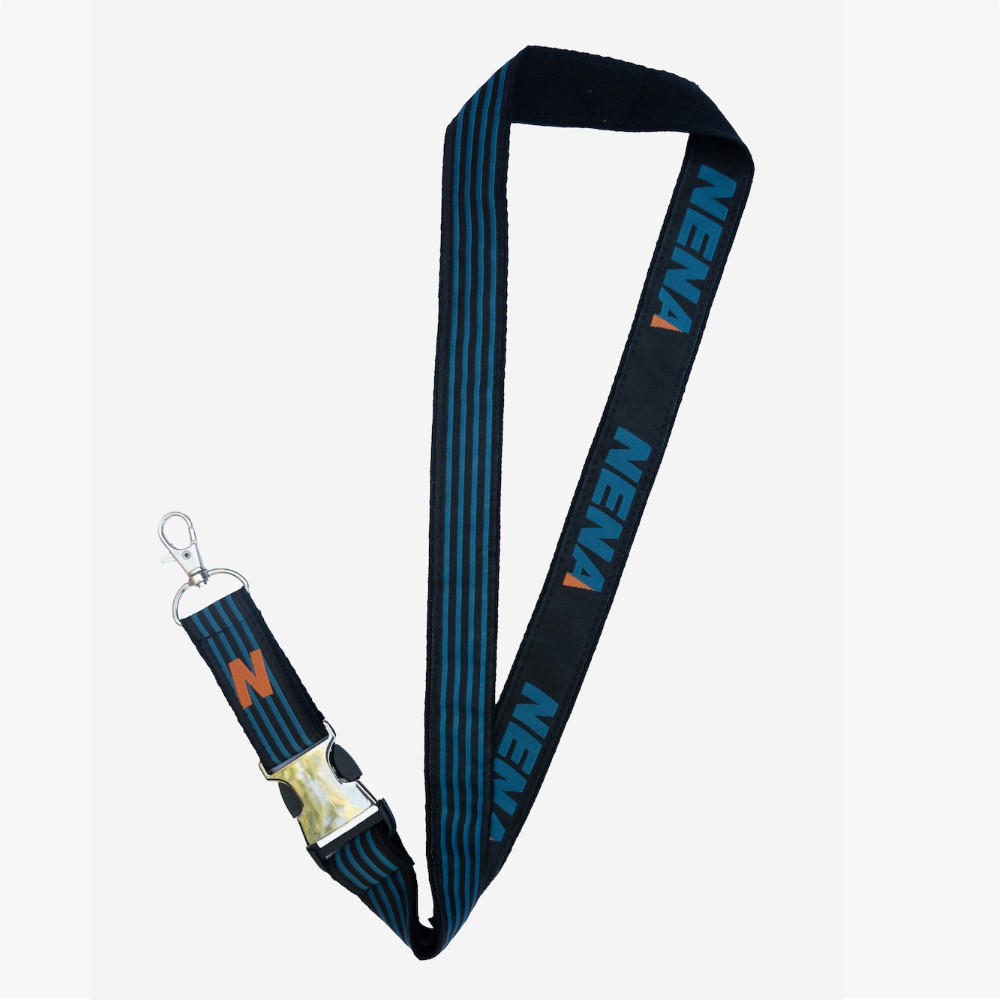 NENA Lanyard STRIPES, bleu NENA Lanyard STRIPES, bleu